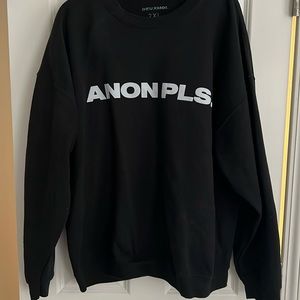 Deuxmoi anon pls sweatshirt